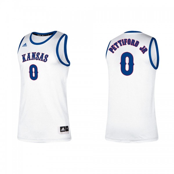 Bobby Pettiford Jr. Kansas Jayhawks adidas Alumni Classic College Basketball Jersey White