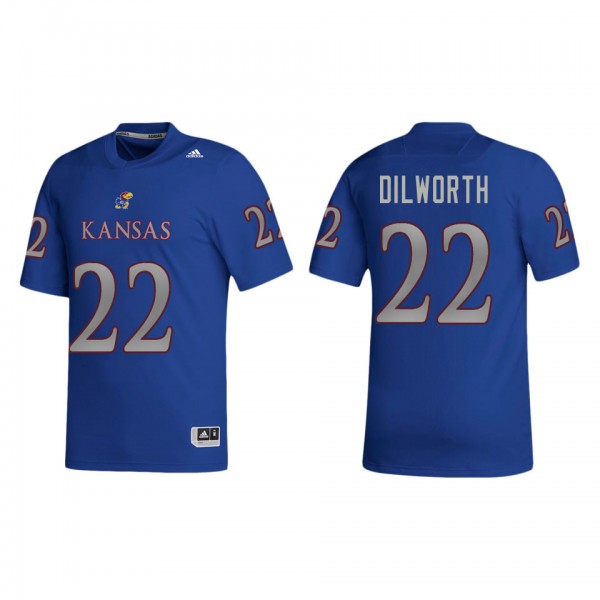 Brian Dilworth Kansas Jayhawks adidas NIL Replica ...