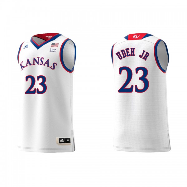 Ernest Udeh Jr. Kansas Jayhawks adidas Replica Swi...