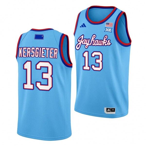 Kansas Jayhawks Holly Kersgieter Baby Blue #13 DRI...