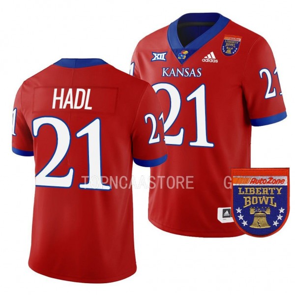 2022 Liberty Bowl John Hadl Kansas Jayhawks #21 Re...