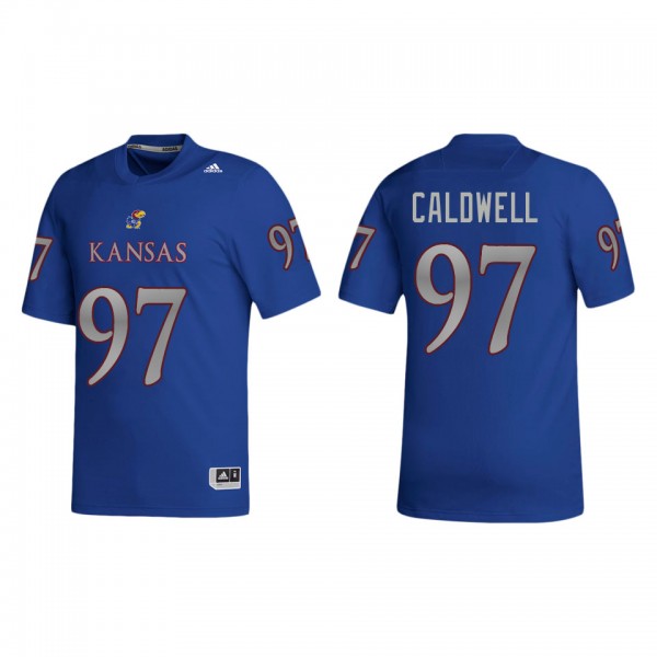 Kenean Caldwell Kansas Jayhawks adidas NIL Replica...