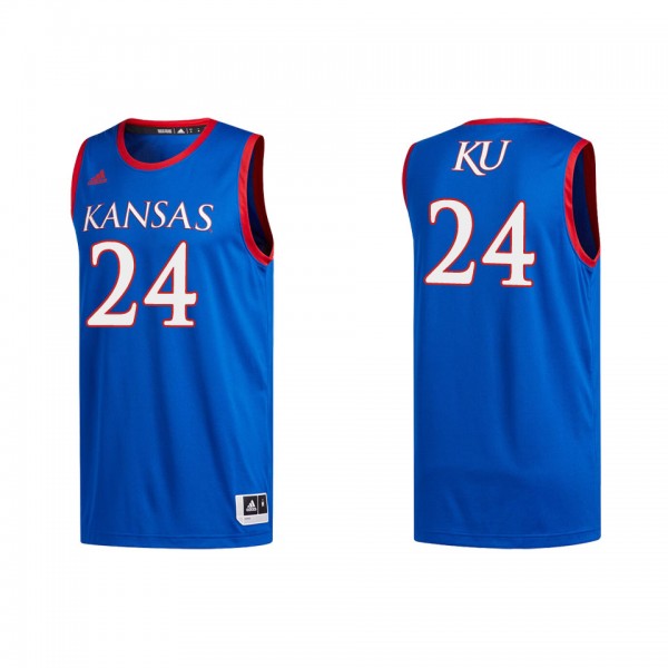 KJ Adams Jr. Kansas Jayhawks adidas Swingman College Basketball Jersey Royal