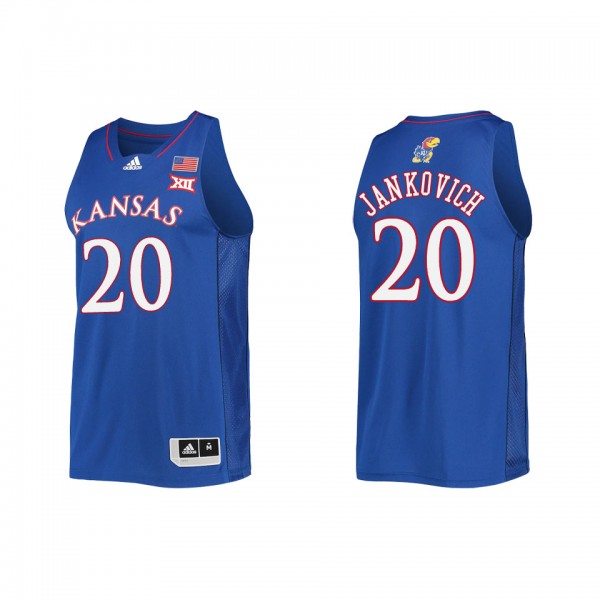 Michael Jankovich Kansas Jayhawks adidas College B...