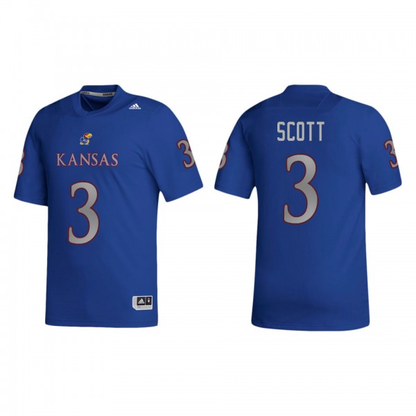 Tanaka Scott Kansas Jayhawks adidas NIL Replica Fo...