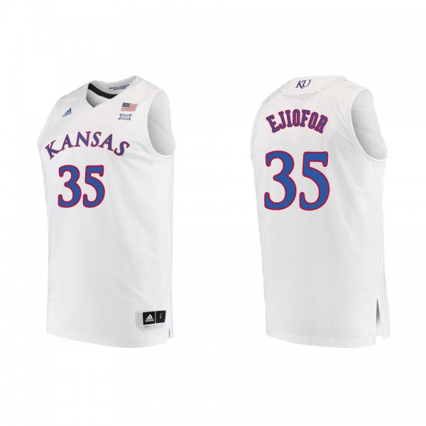 Zuby Ejiofor Kansas Jayhawks adidas Replica Swingm...