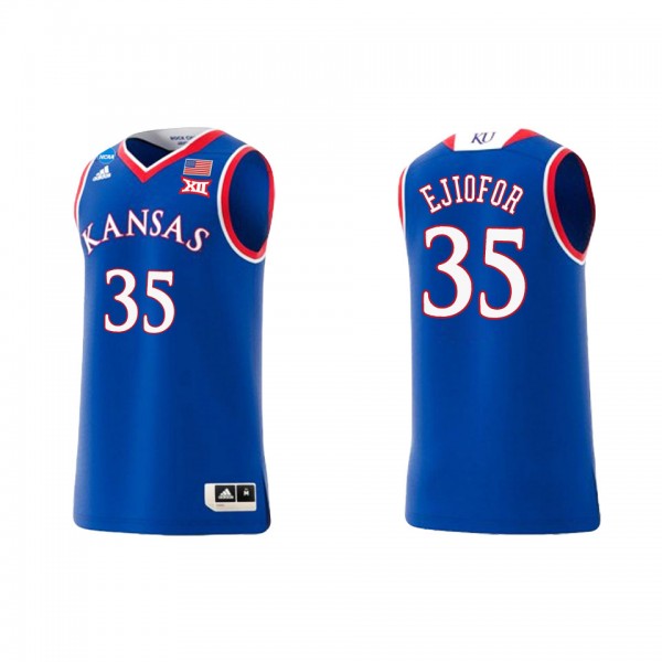 Zuby Ejiofor Kansas Jayhawks adidas Swingman Repli...